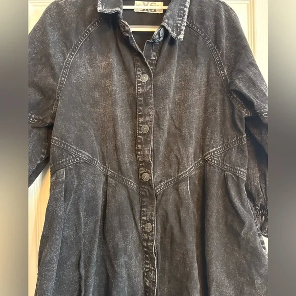 🌮We The Free Sammi Denim Mini Dress, XS - Picture 3 of 8